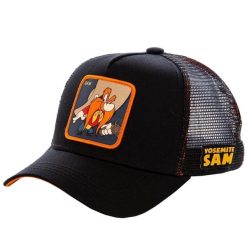 Czapka z daszkiem Capslab Looney Tunes Yosemite Sam Trucker CL/LOO/1/SAM1. Czarne czapki z daszkiem Capslab, bez wzorów. Za 125.00 zł.