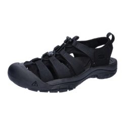 Sandały męskie, Keen Newport H2. Czarne sandały Keen, z gumy, bez zapięcia. Za 510.65 zł.