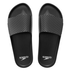 Klapki basenowe antypoślizgowe męskie Speedo Slide Entry. Czarne klapki Speedo. Za 59.99 zł.