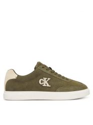 Calvin Klein Sneakersy Low Prof Cupsole Su HM0HM02125 Zielony. Zielone buty sportowe casual CALVIN KLEIN, bez wzorów, ze skóry, bez zapięcia. Za 449.99 zł.