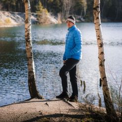 Kurtka trekkingowa męska Alpinus Nordend niebieska. Niebieskie kurtki Alpinus, m, bez wzorów, bez kaptura. Za 349.00 zł.