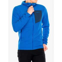 Bluza z kapturem męska Rab Tecton Hoody. Niebieskie bluzy RAB, m, bez wzorów, z kapturem. Za 403.99 zł.