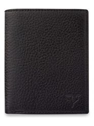 MORI Skórzany portfel w kolorze czarnym - 11 x 9 x 2 cm rozmiar: onesize. Czarne portfele MORI, bez wzorów, z materiału. Za 86.99 zł.