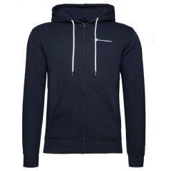 Niebieska Bluza Z Kapturem I Zamkiem Na Pełnym Zamku Champion Dorosłych. Niebieskie bluzy z kapturem Champion, m, bez wzorów, z bawełny, z kapturem. Za 239.00 zł.