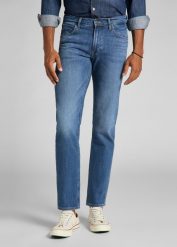 LEE DAREN ZIP FLY MĘSKIE SPODNIE JEANSOWE JEANSY DŻINSY DARK FREEPORT L707PXGQ 112140688. Niebieskie spodnie materiałowe Lee, do pracy, l, bez wzorów, z bawełny, biznesowe, długie. Za 229.99 zł.