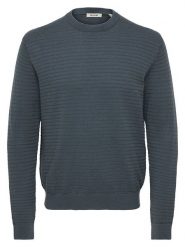 ONLY & SONS Sweter "Storm" w kolorze szaroniebieskim rozmiar: XXL. Niebieskie swetry nierozpinane Only & Sons, xxl, bez wzorów, z bawełny, bez kołnierzyka, bez ramiączek. Za 124.95 zł.