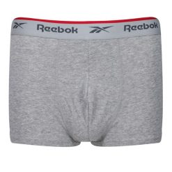 Męskie Kąpielówki Ovett (zestaw 3 Sztuk). Czarne kąpielówki Reebok, m, bez wzorów. Za 293.99 zł.