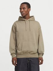Jack&Jones Bluza Charge 12268272 Beżowy Loose Fit. Brązowe bluzy Jack&Jones, m, bez wzorów, z bawełny, bez kaptura. Za 69.99 zł.