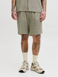 Jack & Jones Szorty "Jaiden" w kolorze khaki rozmiar: S. Brązowe szorty Jack & Jones, s, bez wzorów, z bawełny. Za 52.67 zł.
