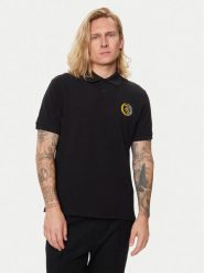Just Cavalli Polo 76OAGG19 Czarny Regular Fit. Czarne koszulki polo Just Cavalli, m, bez wzorów, z bawełny, bez kołnierzyka, bez ramiączek. Za 309.99 zł.