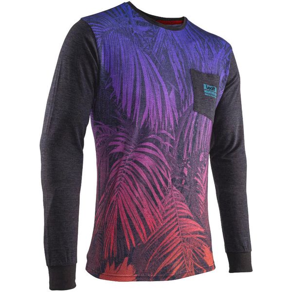 Bluzka LEATT Long Shirt Premium. Brązowe bluzy LEATT, bez wzorów, bez kaptura. W wyprzedaży za 287.10 zł.