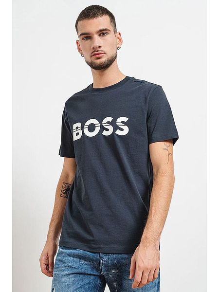 Hugo Boss Underwear Koszulka w kolorze granatowym rozmiar: M. Niebieskie bezrękawniki Hugo Boss Underwear, m, bez wzorów, z bawełny, bez kołnierzyka, bez ramiączek. Za 173.95 zł.