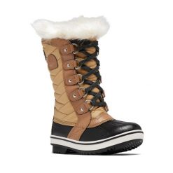 Śniegowce juniorskie Sorel Tofino II. Brązowe buty trekkingowe Sorel, bez zapięcia. W wyprzedaży za 469.00 zł.