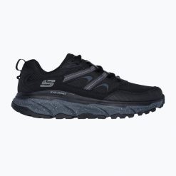 Buty męskie SKECHERS D'Lux Journeycharcoal. Czarne buty sportowe casual Skechers, bez wzorów, bez zapięcia. Za 289.99 zł.