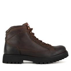 Trapery Hunter. Brązowe trapery Hunter, bez zapięcia. Za 449.99 zł.