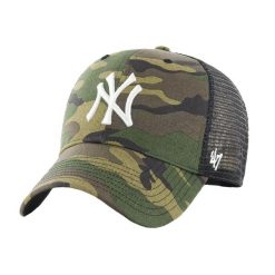Męska czapka z daszkiem 47 Brand New York Yankees Trucke Cap. Zielone czapki z daszkiem 47 Brand, bez wzorów, z bawełny. Za 99.99 zł.