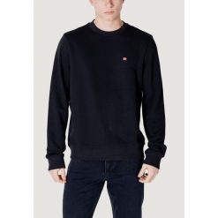 Bluza Mężczyzna NAPAPIJRI BALIS CREW SUM 2. Czarne bluzy Napapijri, m, bez wzorów, z bawełny, bez kaptura. W wyprzedaży za 220.70 zł.