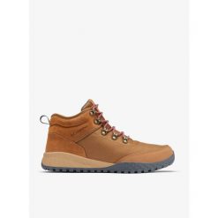 Buty męskie outdoor Columbia Fairbanks Mid. Zielone trekkingi Columbia, bez wzorów, bez zapięcia. Za 435.99 zł.