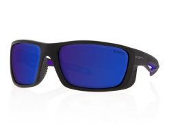 Okulary przeciwsłoneczne SPORT EVEREST Matt Black Blue/ BlueREVO + ETUI. Czarne okulary przeciwsłoneczne OPC. Za 199.99 zł.