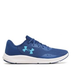 Buty do biegania Under Armour. Niebieskie buty do biegania Under Armour, bez wzorów, bez zapięcia, do biegania. Za 239.99 zł.