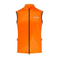Męski Gilet Kolarski – Pomarańczowy. Brązowe odzież kompresyjna KEADA SPORTS, l, z aplikacjami, rowerowe. Za 332.00 zł.