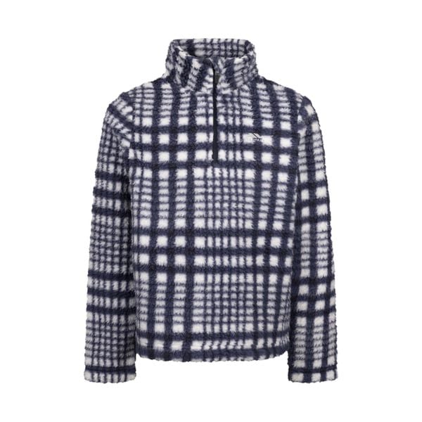 Trespass Booker – Polar unisex granatowy. Brązowe bluzy z polaru Trespass, bez wzorów, z polaru, bez kaptura. Za 239.99 zł.