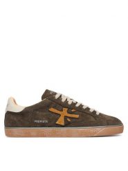 Premiata Sneakersy Steven Var 7627 Zielony ciemny. Zielone buty sportowe casual Premiata, bez wzorów, ze skóry, bez zapięcia. Za 1,389.00 zł.