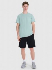 4F Spodenki casual męskie - czarne XL. Czarne krótkie spodenki sportowe 4F, l, bez wzorów, z bawełny. Za 149.99 zł.