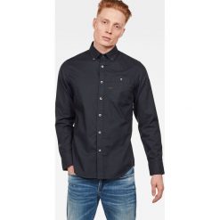 G-Star Raw - Koszula. Niebieskie koszule G-Star Raw, l, bez wzorów, z bawełny, bez kołnierzyka, bez ramiączek. Za 419.90 zł.