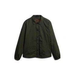 Kurtka Superdry Coach en nylon. Zielone kurtki Superdry, xl, bez wzorów, z nylonu, bez kaptura. Za 427.45 zł.
