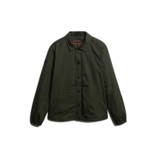 Kurtka Superdry Coach en nylon. Zielone kurtki Superdry, s, bez wzorów, z nylonu, bez kaptura. Za 413.90 zł.