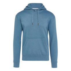 Bluza Z Kapturem Unisex Dla Dorosłych Bez Metki. Niebieskie bluzy SG, m, bez wzorów, z kapturem. Za 114.99 zł.