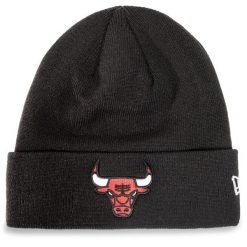 Czapka New Era. Czarne czapki zimowe New Era, bez wzorów. Za 149.99 zł.