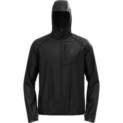 Kurtka wodoodporna męska ODLO Zeroweght Dual Dry PK Waterproof Jacket. Czarne kurtki ODLO, m, bez wzorów, z elastanu, z kapturem. Za 1,299.99 zł.