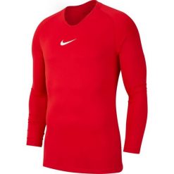 Męska Koszulka Z Długim Rękawem Park DriFIT Base Layer Top. Czerwone bluzki z długim rękawem Nike, m, bez wzorów, bez kołnierzyka, bez ramiączek. Za 138.99 zł.