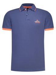 NEW ZEALAND AUCKLAND Koszulka polo w kolorze granatowym rozmiar: L. Niebieskie koszulki polo New Zealand Auckland, l, bez wzorów, bez kołnierzyka, bez ramiączek. Za 149.66 zł.