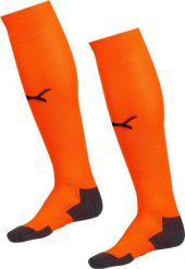 Getry piłkarskie Puma Team Liga Socks Core. Brązowe legginsy długie sportowe Puma, uniwersalny, bez wzorów, z bawełny, do piłki nożnej. Za 33.99 zł.