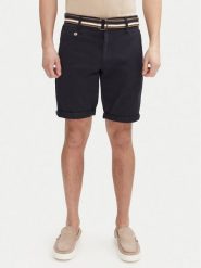 INDICODE Szorty materiałowe Royce 70-039 Granatowy Slim Fit. Niebieskie szorty INDICODE, m, bez wzorów, z bawełny. Za 99.99 zł.