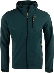 Męska Kurtka Softshell McKees - Wodoodporna i Wiatroszczelna. Zielone kurtki MUNKEES, na jesień, l, bez wzorów, z materiału, z kapturem. Za 214.74 zł.