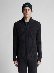 North Sails Kardigan w kolorze antracytowym rozmiar: XXL. Czarne swetry rozpinane North Sails, xxl, bez wzorów, z bawełny, bez kołnierzyka, bez ramiączek. Za 304.56 zł.