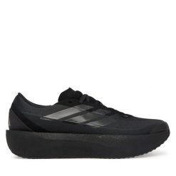 Buty do biegania adidas. Czarne buty do biegania Adidas, bez wzorów, bez zapięcia, do biegania. Za 439.99 zł.