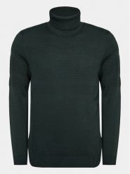 Blend Golf 20715853 Zielony Regular Fit. Zielone golfy Blend, m, bez wzorów, z bawełny, bez kołnierzyka, bez ramiączek. Za 69.99 zł.