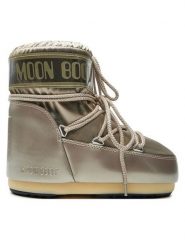 Moon Boot Śniegowce 80D1409350 Złoty. Żółte śniegowce Moon Boot, ze skóry, bez zapięcia. Za 805.00 zł.