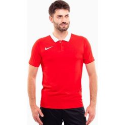 Koszulka sportowa męska Nike Dri-FIT Park 20 Polo. Czerwone t-shirty sportowe Nike, bez wzorów, bez ramiączek. W wyprzedaży za 79.00 zł.