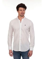 The Time of Bocha Koszula - Regular fit - w kolorze białym rozmiar: M. Białe koszule The Time of Bocha, m, bez wzorów, bez kołnierzyka, bez ramiączek. Za 173.99 zł.