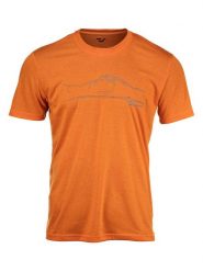 Traunstein Sport Koszulka funkcyjna w kolorze pomarańczowym rozmiar: M. Pomarańczowe t-shirty sportowe Traunstein Sport, bez wzorów, z materiału, bez ramiączek, outdoorowe. Za 74.81 zł.