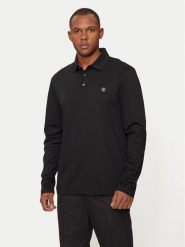 Boss Polo 50523917 Czarny Regular Fit. Czarne koszulki polo Boss, l, bez wzorów, z bawełny, bez kołnierzyka, bez ramiączek. Za 629.99 zł.