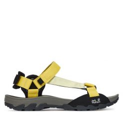 Sandały Jack Wolfskin. Żółte sandały Jack Wolfskin, bez zapięcia. Za 379.99 zł.
