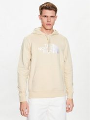 The North Face Bluza Light Drew Peak NF00A0TE Beżowy Regular Fit. Brązowe bluzy The North Face, l, bez wzorów, z bawełny, bez kaptura. Za 209.99 zł.