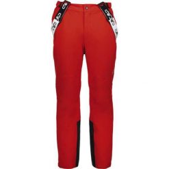 Spodnie narciarskie męskie CMP 3W17397N. Czerwone spodnie narciarskie i snowboardowe CMP, m, bez wzorów, narciarskie. Za 499.99 zł.